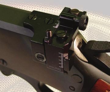 They have the same strength, lightweight, and neat appearance, but without the micrometer adjustments. Designed for rugged hunting use, the 5D sights are dependable and accurate. Positive locks.