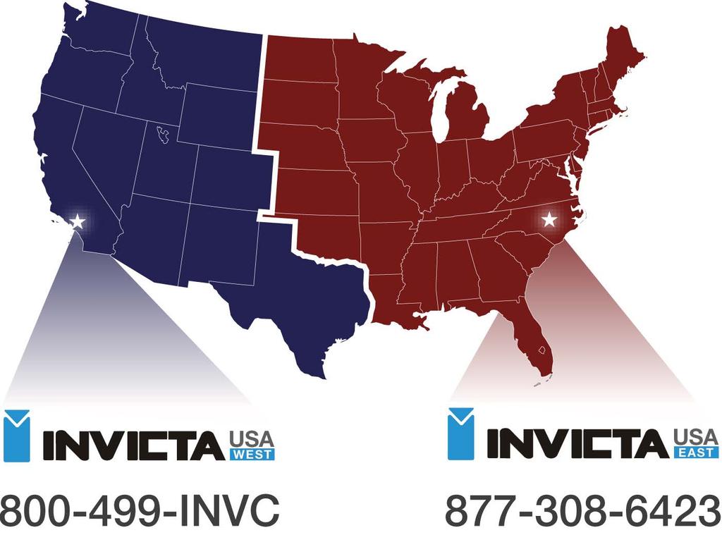Parts and Service InfoWest@invicta-usa.