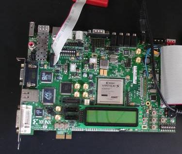Custom 8-Channel A/D Board Xilinx Virtex-5 FPGA Eval