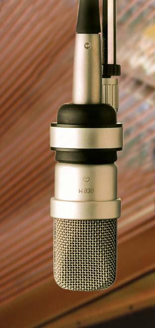 M 93 M 94 M 95 2 STUDIO CONDENSER MICROPHONES High output level and exceptionally low noise M 93 with cardioid directional pattern M 94 with super-cardioid directional pattern M 95 with wide-cardioid