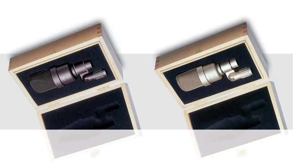 DELIVERY 3 Microphone M 93 with the Microphone holder MH 93.1 in a wooden case L x B x H 18 x 16 x 78 mm 21115 211151 Microphone M 94 with the Microphone holder MH 93.
