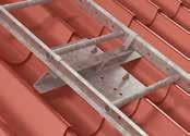plain roofs Fixing profile for profiled metal roof In snowy regions, double fixing profiles are recommended for each