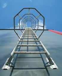 Escape ladders must end a maximum of 1.