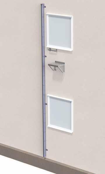 FOLDING CAT LADDER Folding cat ladder that is primarily used for evacuation purposes. A simple, discreet product that can be mounted on various types of façade.