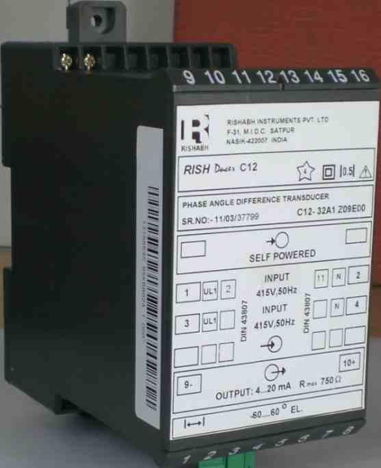 RISH Ducer C1 Phase ngle Difference Transducer Data Sheet Transducer for measuring