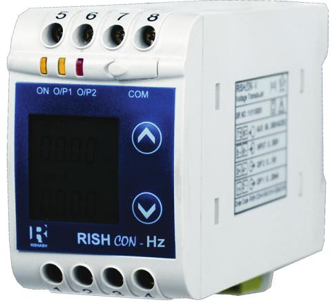RISH CO - Hz FREQUECY TRSDUCER pplication : The RISH CO - Hz transducer is used for frequency measurement.