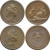 Lot: 611 WORLD MEDALS. France. Medals of Louis XIV (1638-16431715).