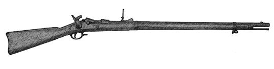 Springfield Model 1873, Breech-Loading Rounds: 1 Caliber:.45-70 Long Colt Weight: 4.