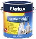 mould, dirt, stains and rust Use gloss or semi gloss Dulux Weathershield Roof & Trim High performance paint