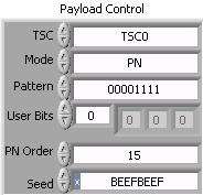 GSM/EDGE Generation Payload Control Configures the data to be transmitted in each burst Can select
