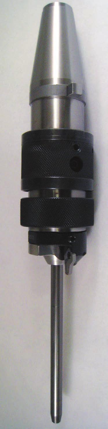 As the spindle moves downwards, the spring loaded UNIPILOT is able to resist and, as the spring pressure increases, this pressure allows the tapered