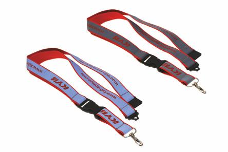 5 21 working days Minimum quantity: Lanyards tape as per pantone: 1000 pieces Quantity >1000 >2000 >5000 >10 000 Lanyards 10mm 15mm 20mm 25mm Standard print is on reflective layer.