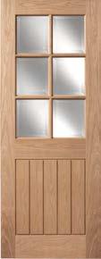 glass Abbotsfield Full Boarded Oak Door 1981 x 610 x 35mm 1981 x 686 x 35mm 1981 x 762 x 35mm 1981 x 838 x 35mm Unfinished