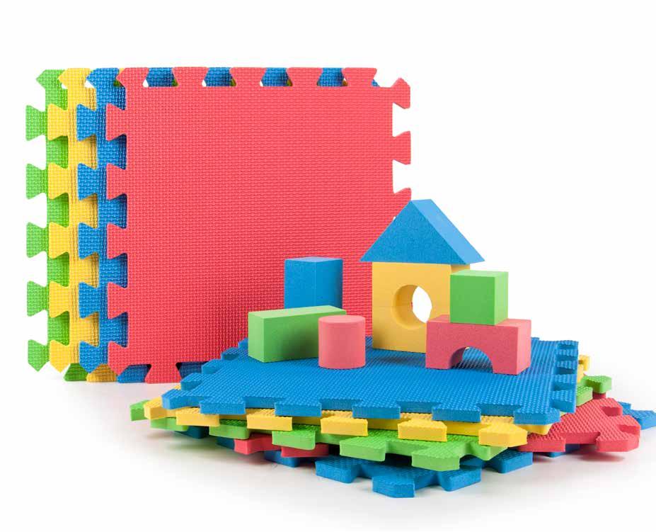 Multicolor Solid 36 X 36 9pc Mats & 60pc Blocks mats and blocks set Multi Colors Mat & Blocks
