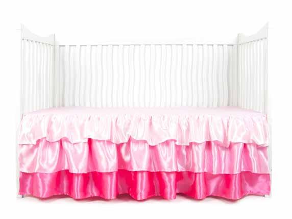 ruffle satin bed skirt collection
