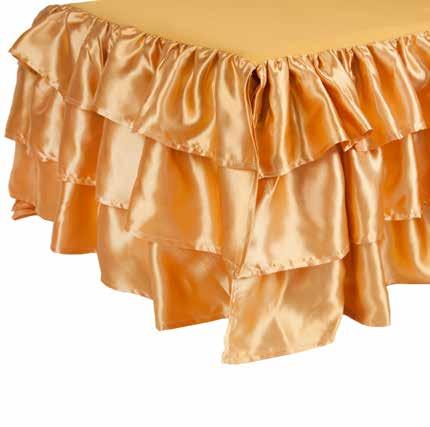 Skirt - Gold Crib: 28x52x16 BDRBSN007