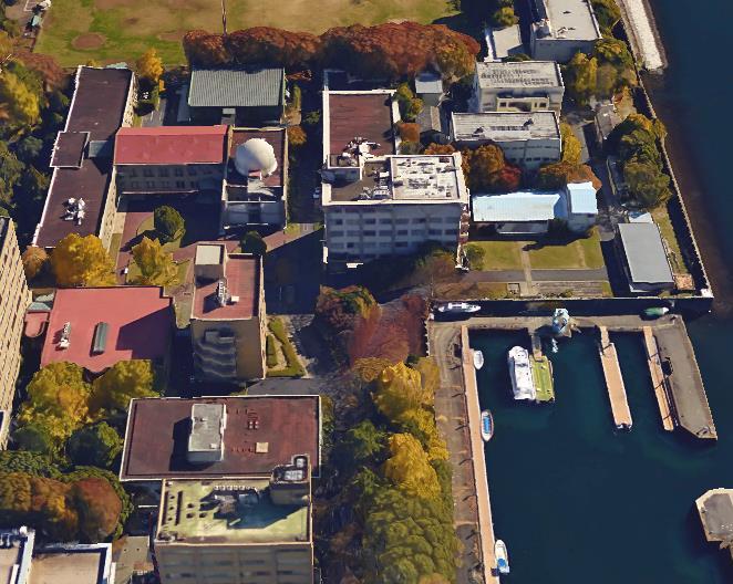 Example of Base Station at TUMSAT (Tokyo University of Marine Science and Technology) Rooftop of the