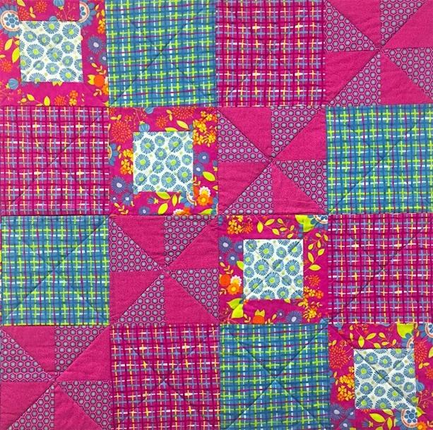 Pat will teach you 2 blocks, assembly, basting, simple quilting, and binding your quilt. This is just the start of the journey.
