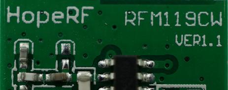 Featurs Embedded EEPROM Very Easy Development with RFPDK All Features Programmable Frequency Range: 240 to 960 MHz FSK, GFSK and OOK Modulation Symbol Rate: 0.5 to 100 ksps (FSK/GFSK) 0.