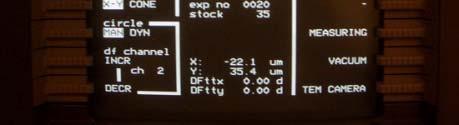 Check that df-mode is set to X-Y on the CRT: With DF mode selected MULTIFUNCTION X and Y dials now control beam tilt.