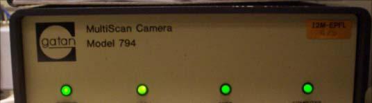 USING THE CCD CAMERA The majority of users use the Gatan 1024x1024 pi CCD