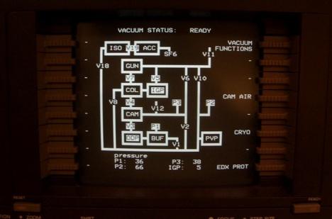 TURNING ON HT CRT DISPLAY On VACUUM STATUS page check or wait until IGP < 23 and VACUUM
