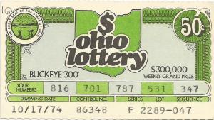 Ohio Passive Tickets Passive Lottery Tickets #11 of 14 New York - by Steven Gilbert The first Ohio passive ticket was a 50