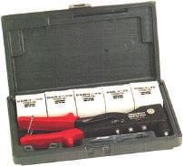 39001-200 MAR39001 Hand riveter kit Rivet Tools Big Daddy Self-adjusting two-piece jaws. Single-unit steel body with extra-long handles and vinyl grips.