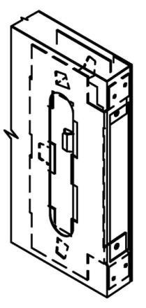 160/161 Cylindrical Type Hinge Preparation (ANSI A115.2) 2-3/4 Backset 4-1/2 x.134 High, Standard or Heavy Wt.