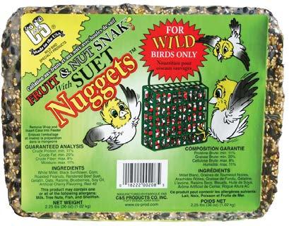 Several different mixes are available for wild birds and wildlife.
