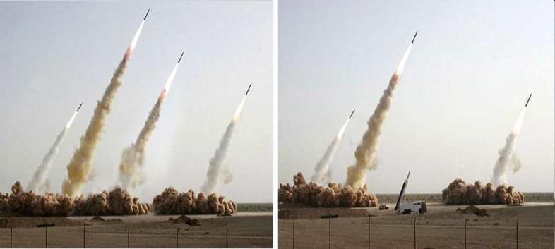 may need resizing, rotation, or stretching one of the merged images. The figure 5 exemplifies this technique. The engaged piece of photography was issued by Iranian military.