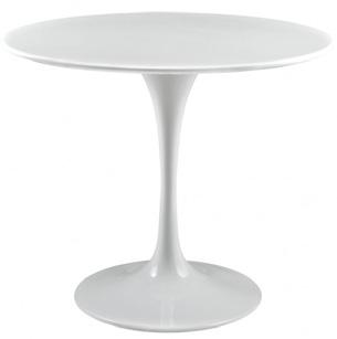 CAFE TABLE (WHITE) 24 D x 30 H