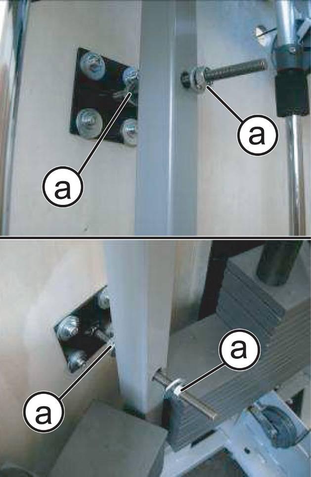 To eliminate such warping, two brackets assembled on the inside of the front guard, shown in the figure at left below,