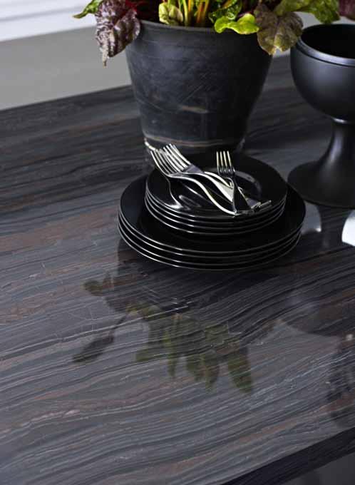 YEA R Laminex DiamondGloss surfaces make designs shine. This stunning collection of high gloss surfaces offers a perfectly polished finish that gleams with contemporary sophistication.
