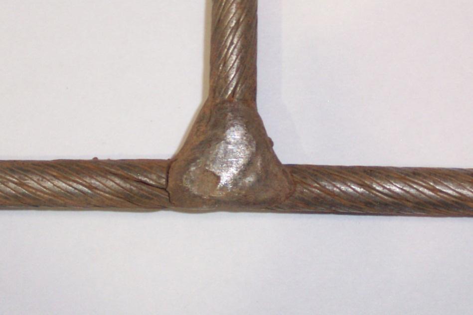 The templates should display uniform pattern throughout the entire body. This is an example of a manufacturing defect where the cross pieces are too long.