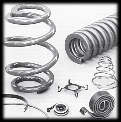 Springs are commonly made of spring steel, which may be musicwire, hard-drawn wire, or oil-tempered wire.