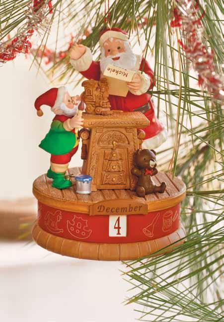 95 The Story of Christmas Advent Countdown Gather and listen with every turn of the base as this ornament tells the nativity story in 25 parts through words and music.