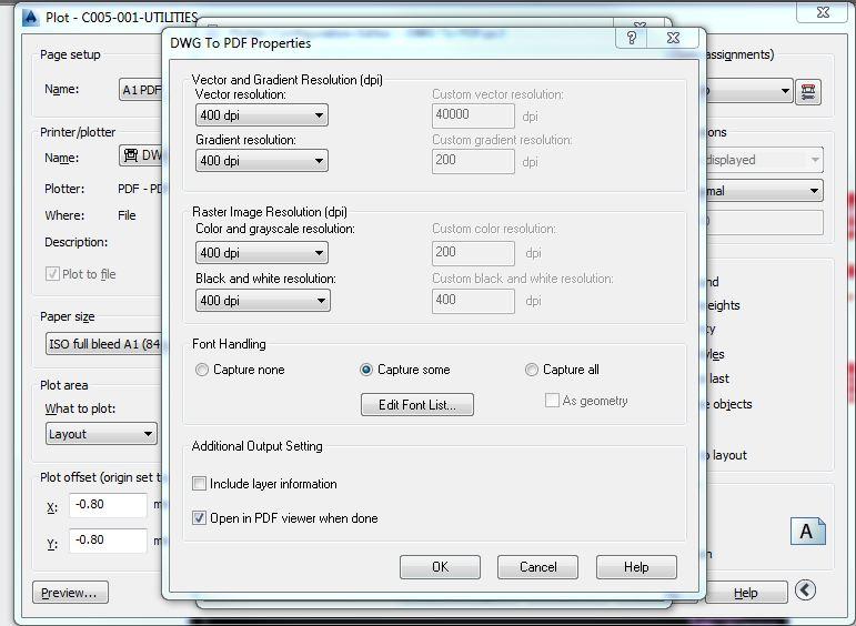 In the section called Additional Output Setting, check off the box to Include Layer Information. To ensure efficiency and speed of drawings, keep the number of layers to less than 100. 3.