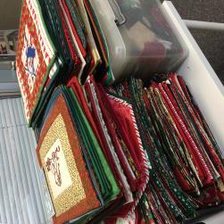 We have had some very generous donation, both personally and from quilting groups.