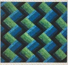 between. Thursday evenings 9th, 16th, 23rd Feb 2nd, 9th, 16th, 23rd & 30th March 6.30pm - 9.30pm $160.00 for 8 nights Tradewinds with Terry An effective quilt made using 2½ strips.