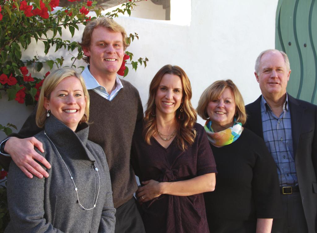 global hotel group From left: Lindsey, Casey, Brooke, Gail and John at the Ojai Valley Inn & Spa. man of Ambassadors Group, a publicly traded spin-off. In 2004, a new opportunity arose.