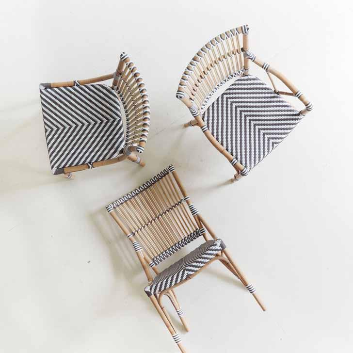 Monique side chair Monique arm chair About the collection Affäire café furniture is a collection based on our original rattan furniture, which we have produced since the 1940 s.
