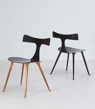 Patrick Naggar Icarus Dining Chair Carbon