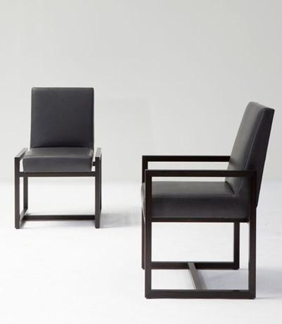 Ralph Pucci Furniture (One) and (Two) Dining Chair Arm & Armless Ralph