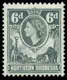 Rhodesia continued 1608 b 1910-13 Double Heads, Clandestine roulette 2½d. ultramarine, in a block (5 x 3) with some gum, a few minor creases, otherwise fine. Photo on page 176. 300-400 1609 1912 (Apr.