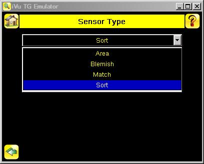 2.2.1 Selecting a Sensor Type When you exit Demo Mode, the sensor reboots with a single inspection with a Match sensor type by default. To change the Sensor Type: 1.