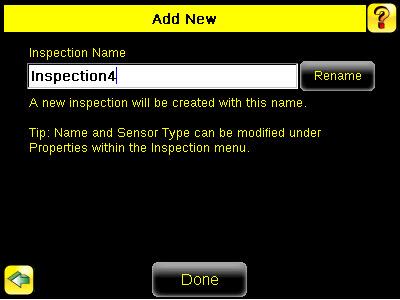 Go Main Menu > Inspection > Stored Inspections and click Add New. 2.