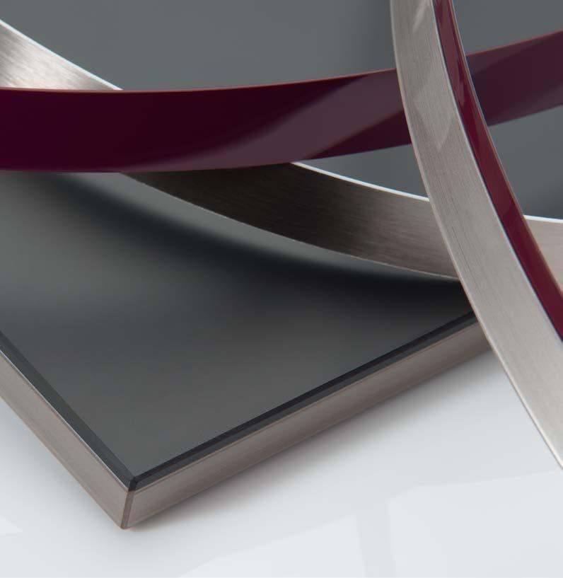 RAUKANTEX COLOR MIRROR GLOSS Premium Collection: Mirror gloss edgebands Seamless surface quality creates a