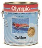 N 476 Paint Optilon Synthetic Rubber Base Enamel 250 275 sq. ft. per gallon. Can Use on Pools Previously Painted with Chlorinated Rubber Paint.