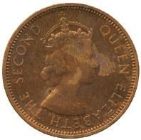 3743 3744 3745 3743 Crown Colony, Elizabeth II, Bronze Proof